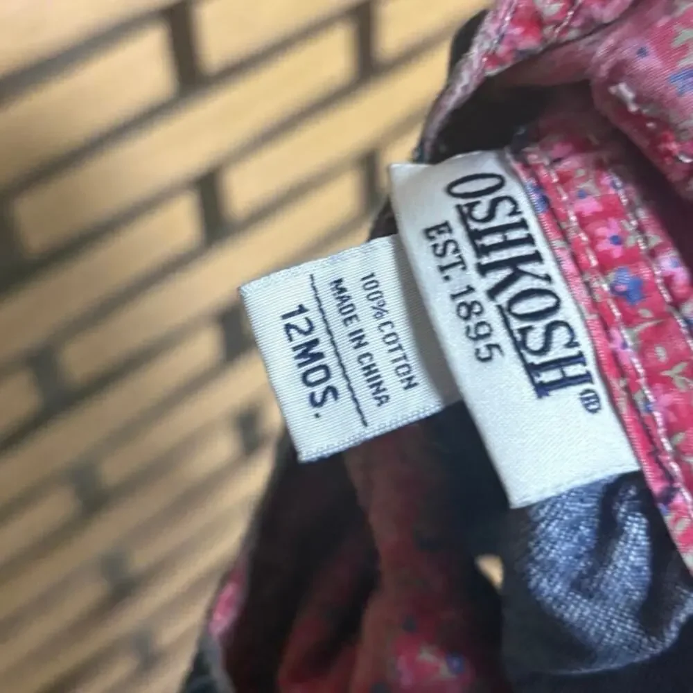 Osh‎ Kosh Denim ABC's Dress Size 12 Months